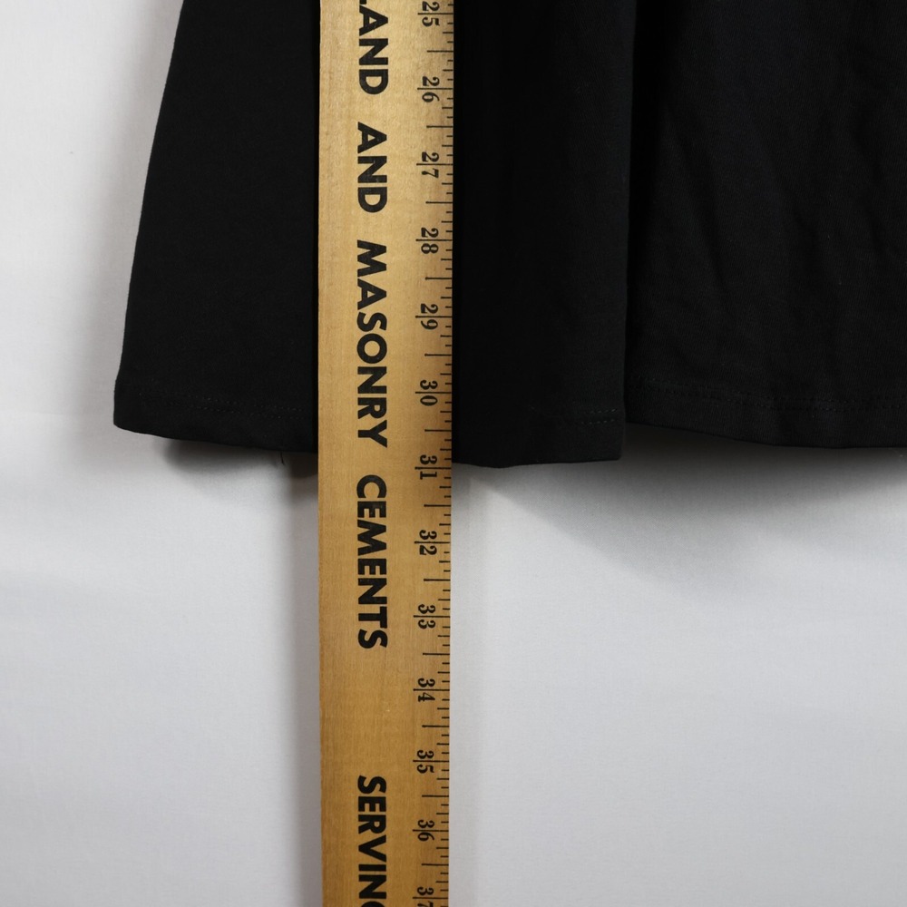 Divided by H&M Womens Black Cotton Blend Mini Size XS Mock Neck - Picture 7 of 8